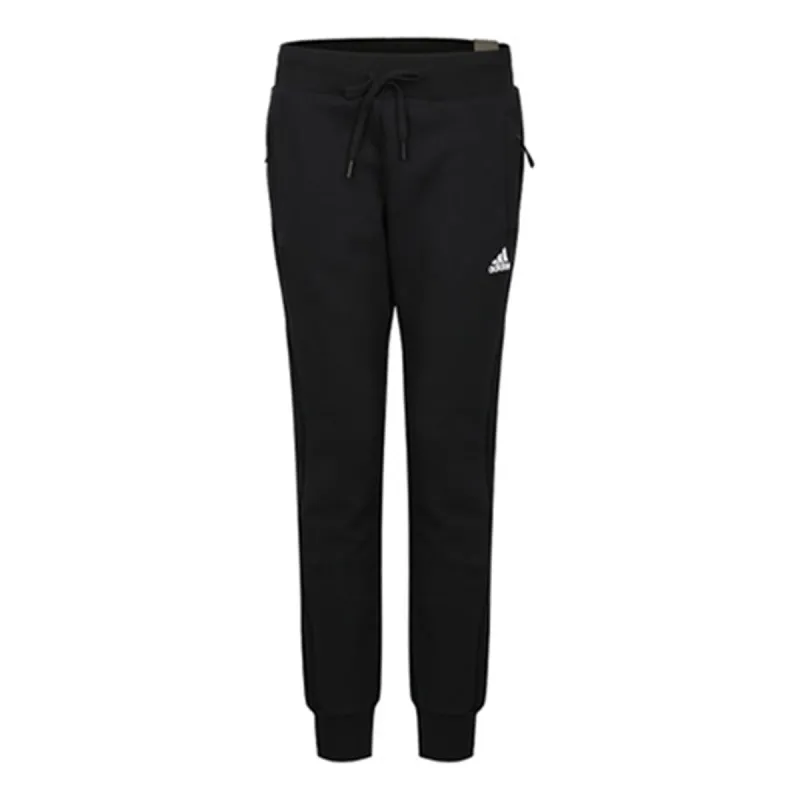 (WMNS) adidas 3-Stripe Woven Pants 'Black White' DW5729 sold by KicksCrew