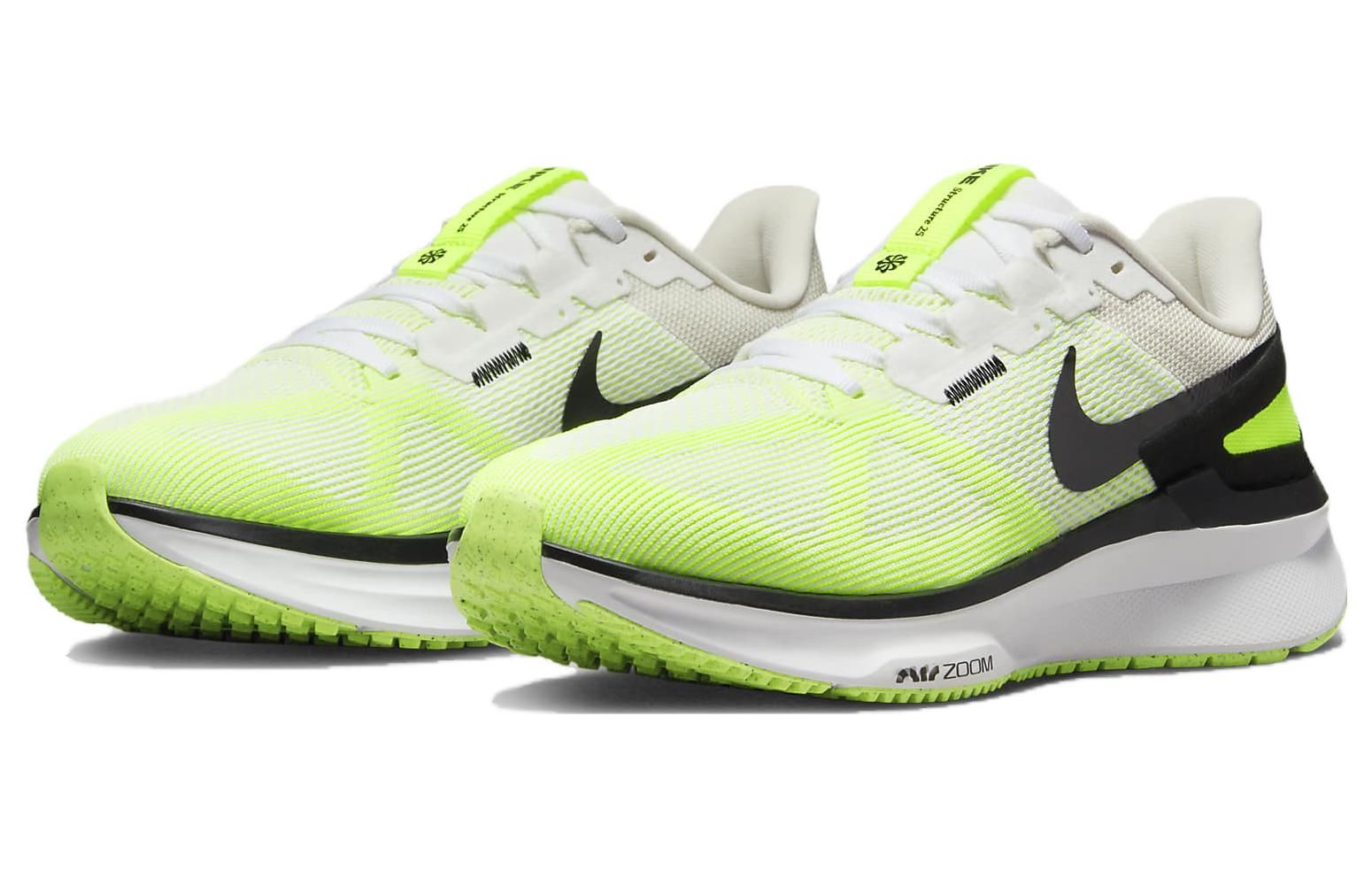 Nike Air Zoom Structure 25 Running Shoes 'White Volt' DJ7883-100 sold by KicksCrew product image thumbnail 3