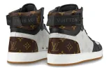 LOUIS VUITTON Rivoli Sneaker Boots 'Patched White Monogram' 1A44VR sold by KicksCrew