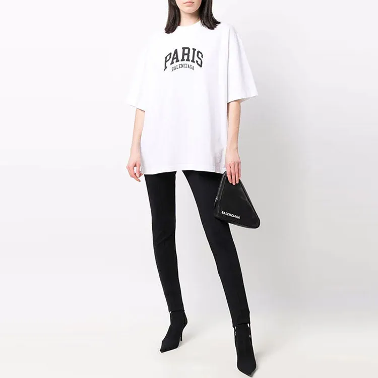 Balenciaga Cities Paris T-shirt Medium Fit 'White' 612966TLVL79040 sold by KicksCrew product image thumbnail 2