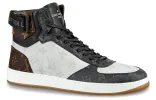 LOUIS VUITTON Rivoli Sneaker Boots 'Patched White Monogram' 1A44VR sold by KicksCrew