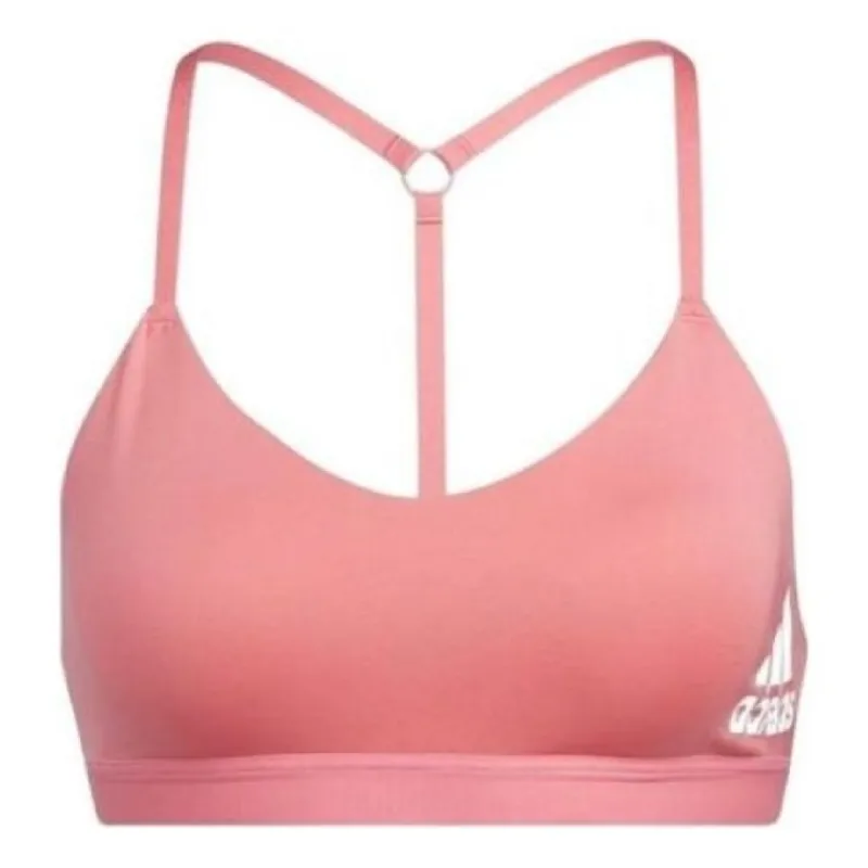 (WMNS) adidas All Me Light Support Training Bra 'Pink White' GL0614 sold by KicksCrew