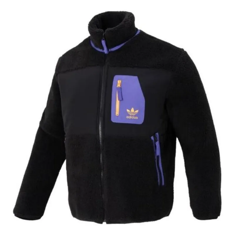 Adidas Originals Sherpa Jackets 'Black' IN0993 sold by KicksCrew