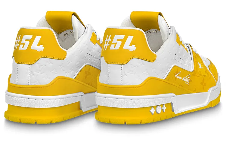 LOUIS VUITTON LV Trainers 'White Yellow' 1ABOIC sold by KicksCrew product image thumbnail 3