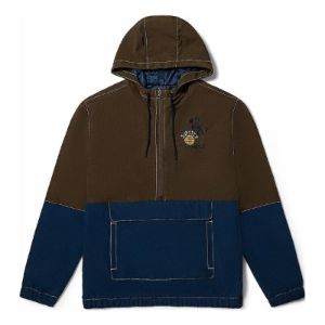 Vans x Zion Wright Half Zip Anorak Jacket 'Blue Brown' VN0006E2WUL sold by KicksCrew
