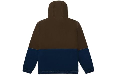 Vans x Zion Wright Half Zip Anorak Jacket 'Blue Brown' VN0006E2WUL sold by KicksCrew