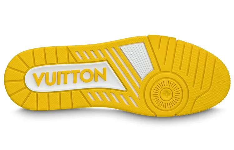 LOUIS VUITTON LV Trainers 'White Yellow' 1ABOIC sold by KicksCrew product image thumbnail 4