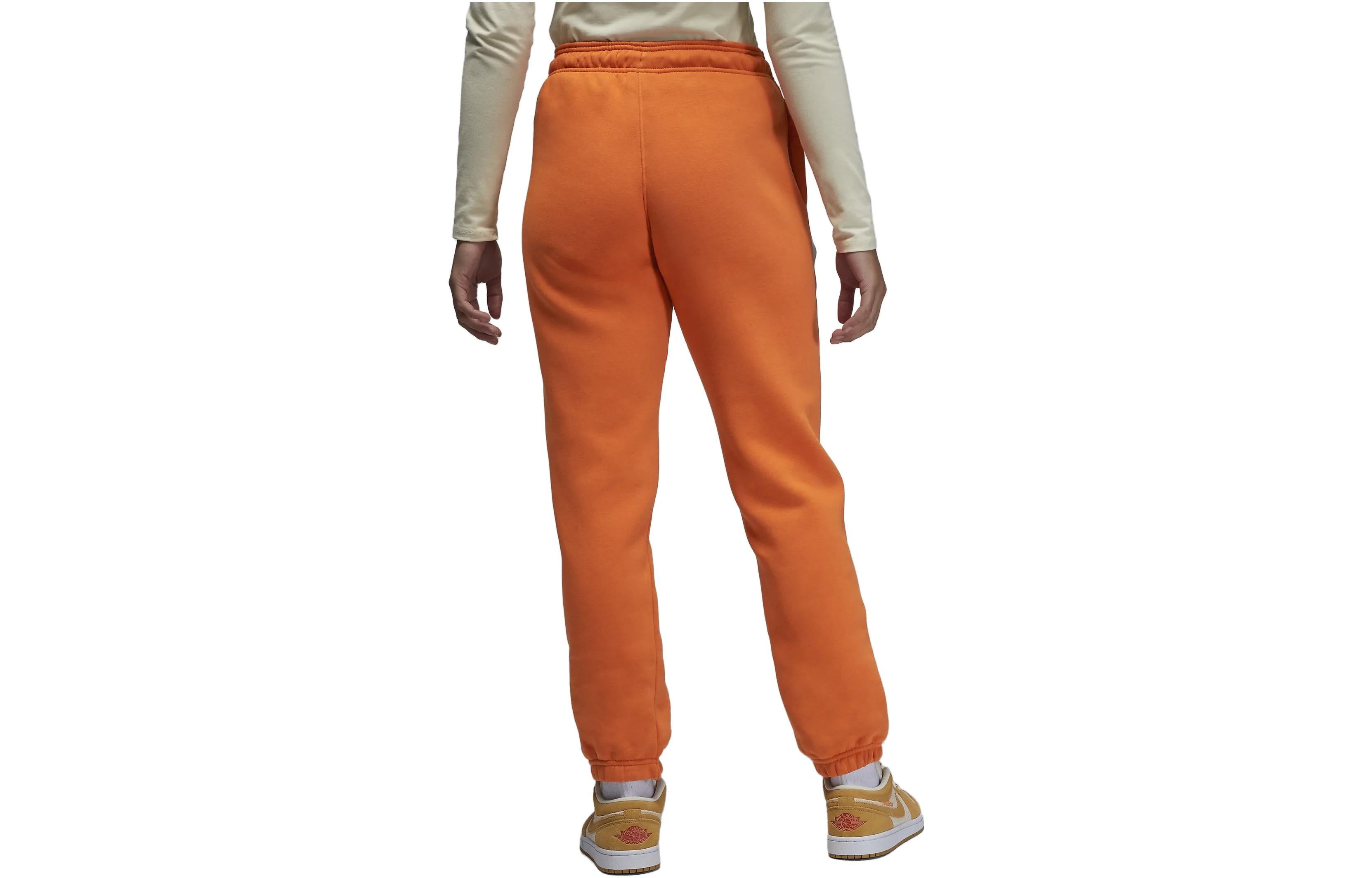 (WMNS) Air Jordan Brooklyn Fleece Pants 'Orange' DQ4478-847 sold by KicksCrew product image thumbnail 3
