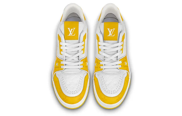 LOUIS VUITTON LV Trainers 'White Yellow' 1ABOIC sold by KicksCrew product image thumbnail 2