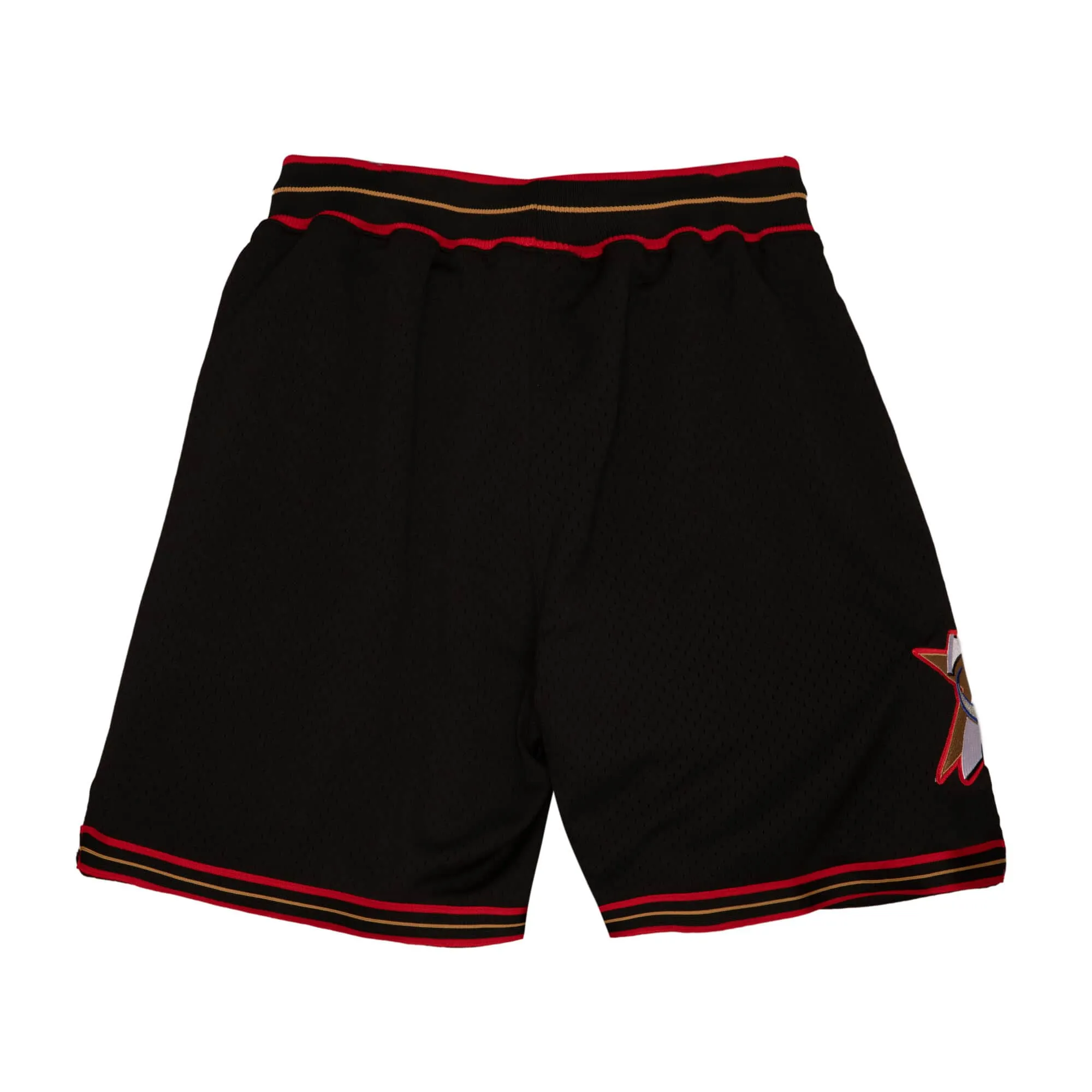 Mitchell & Ness NBA Authentic Philadelphia 76ers Road 1997-98 Shorts 'Black' ASHRGS18129-P76BLCK97 sold by KicksCrew product image thumbnail 2