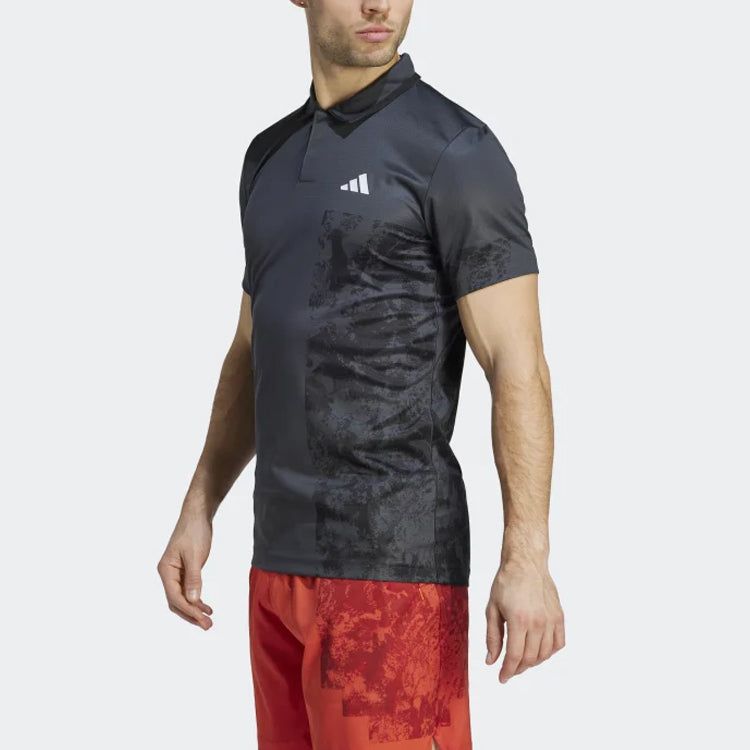 adidas Tennis Paris HEAT.RDY FreeLift Polo Shirt 'Carbon' HZ1346 sold by KicksCrew product image thumbnail 5