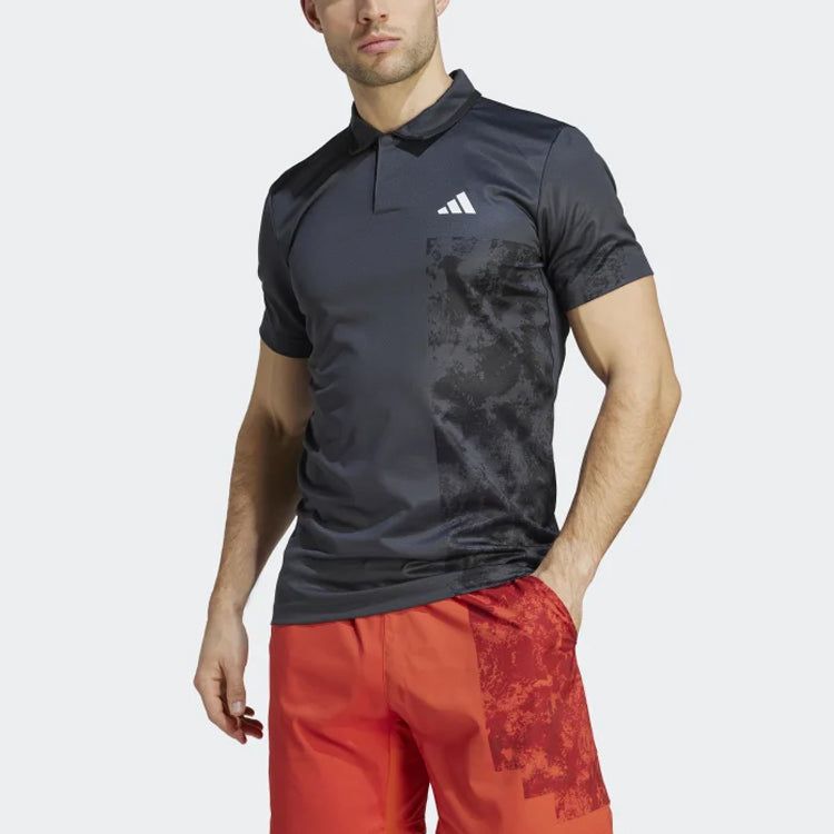 adidas Tennis Paris HEAT.RDY FreeLift Polo Shirt 'Carbon' HZ1346 sold by KicksCrew product image thumbnail 2