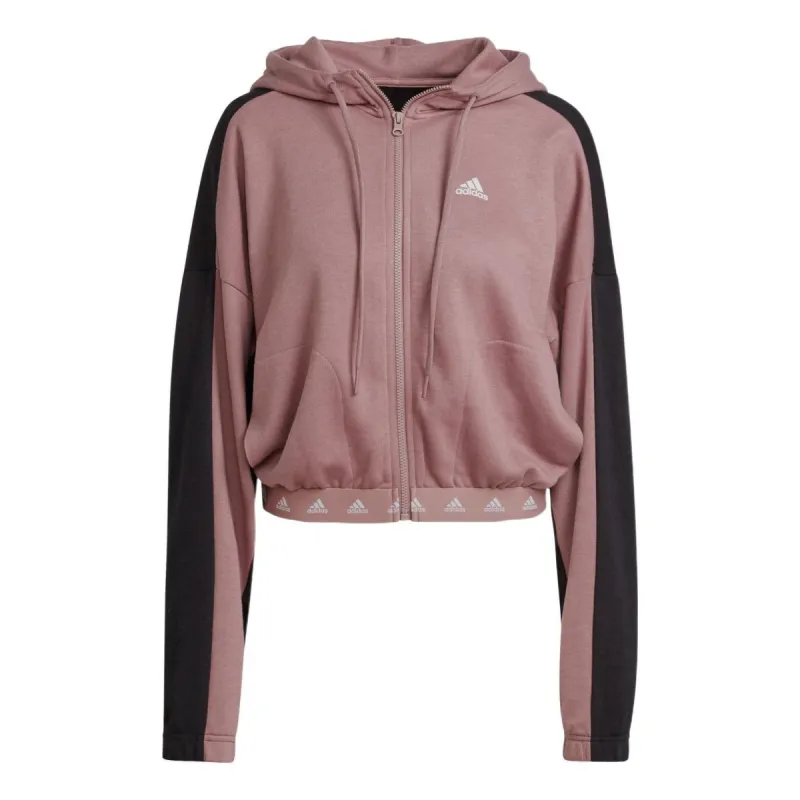 (WMNS) Adidas Hyperglam French Terry Hoodies 'Purple' HZ9669 sold by KicksCrew