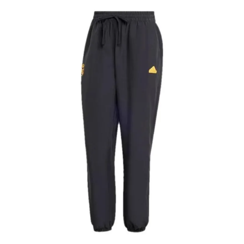 Adidas Real Madrid LFSTLR Woven Pants 'Black' HY0632 sold by KicksCrew