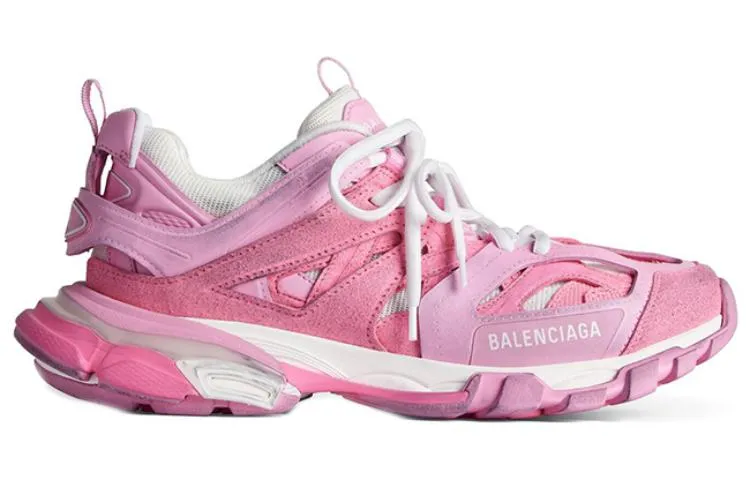 (WMNS) Balenciaga Track Sneakers 'Pink Mesh and Suede Like Fabric' 542436W3SU55090 sold by KicksCrew product image thumbnail 3