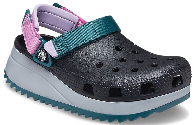 (WMNS) Crocs Classic Hiker Clog 'Black Gey Teal' 206772-988 sold by KicksCrew product image thumbnail 3