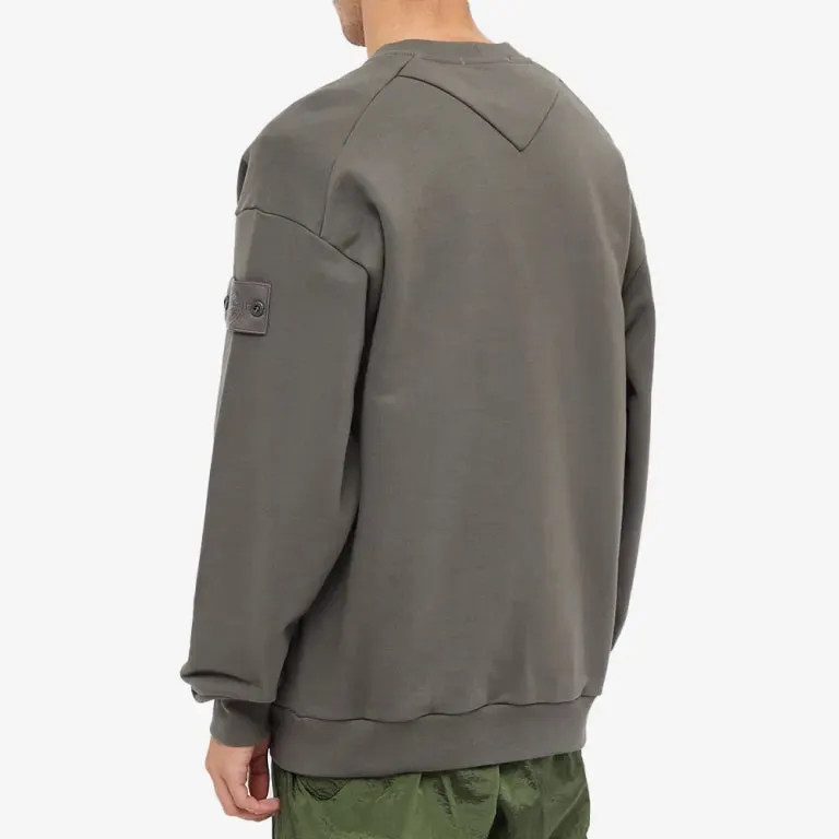 STONE ISLAND Crewneck Sweatshrt 'Dark Grey' 7715633F3-V0067 sold by KicksCrew product image thumbnail 2