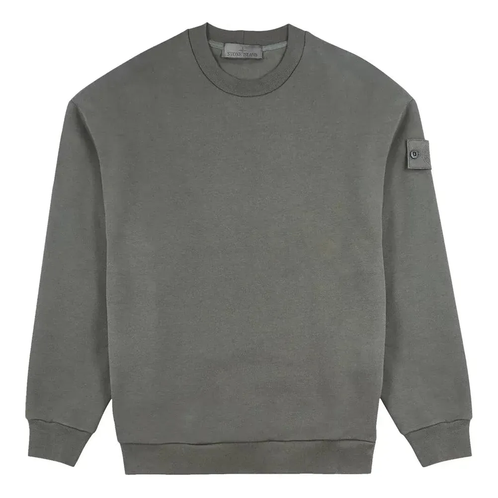 STONE ISLAND Crewneck Sweatshrt 'Dark Grey' 7715633F3-V0067 sold by KicksCrew