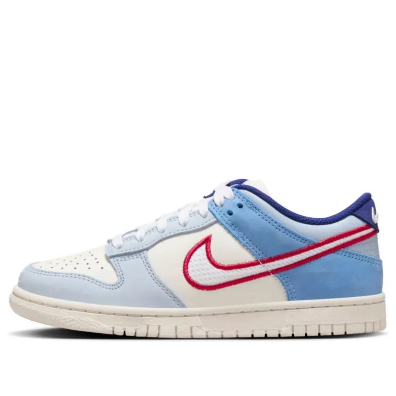 (GS) Nike Dunk Low 'Armory Blue Red Mesh' HF5742-111 sold by KicksCrew