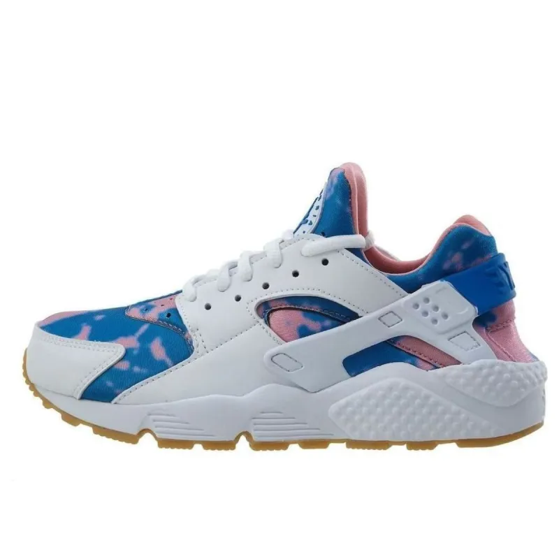 (WMNS) Nike Air Huarache Run Print 'White Blue Nebula' AQ0551-100 sold by KicksCrew