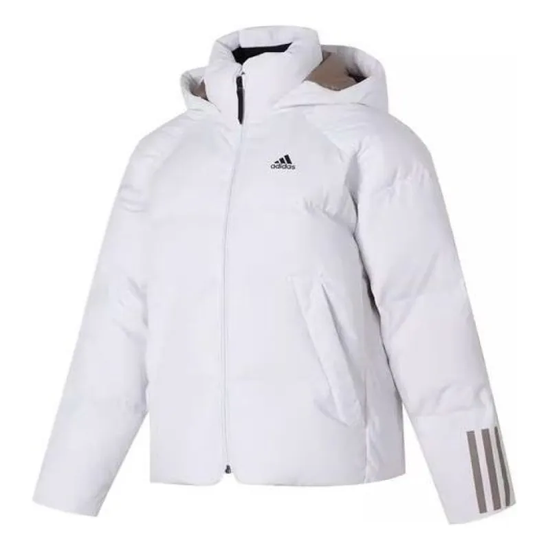 (WMNS) Adidas Dy Hooded Down Jackets 'White' IL8935 sold by KicksCrew