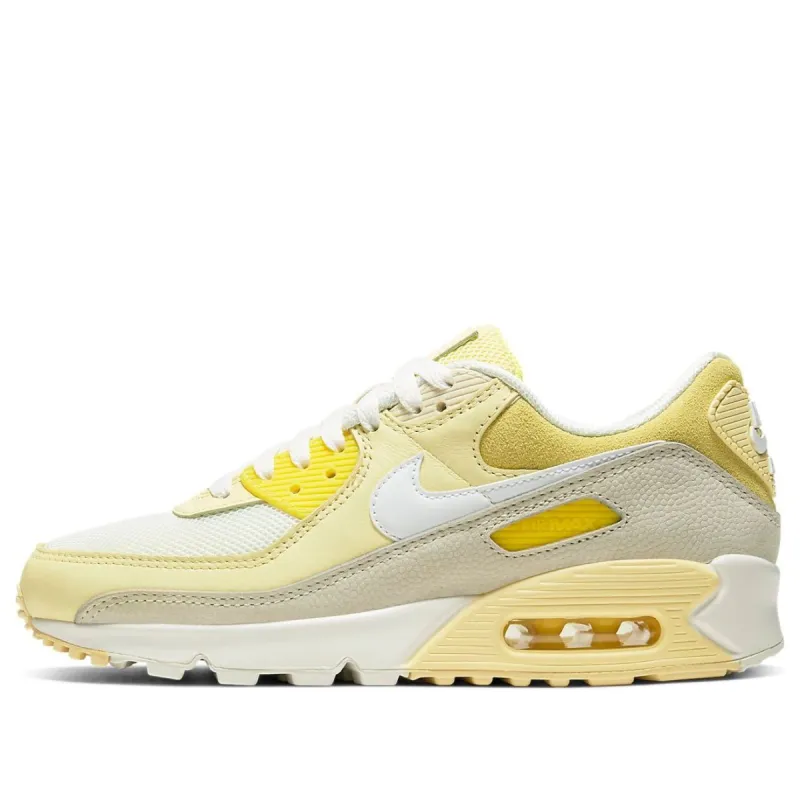 (WMNS) Nike Air Max 90 Recraft 'Lemon' CW2654-700 sold by KicksCrew