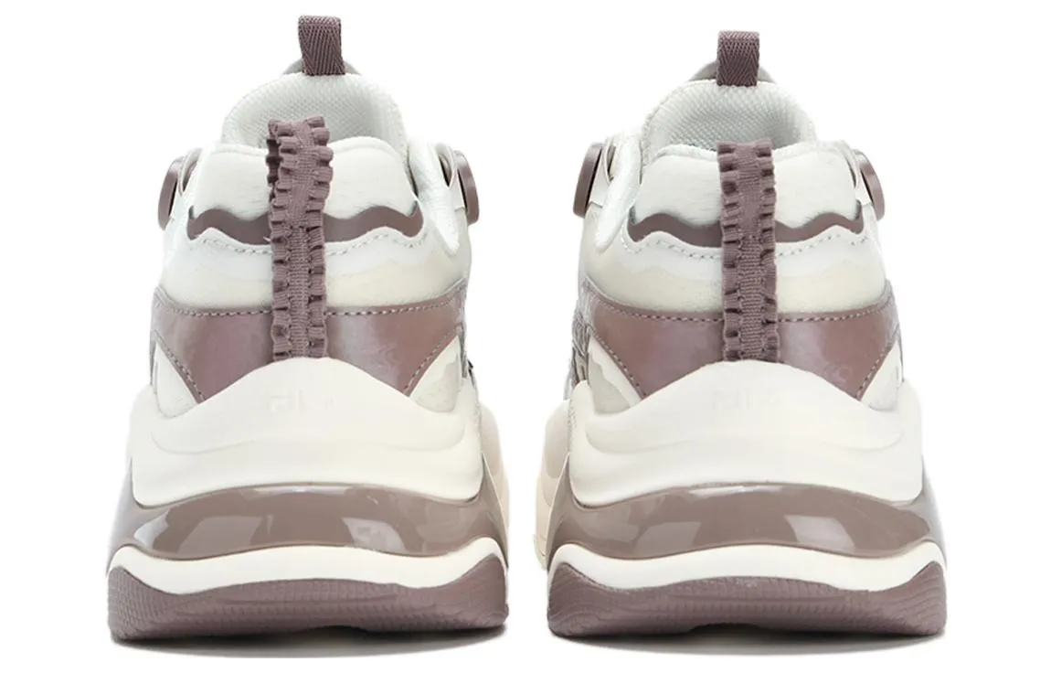 (WMNS) FILA FUSION Bubble Sneakers 'White Brown' T12W321305FGA sold by KicksCrew product image thumbnail 4