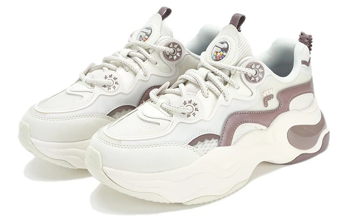 (WMNS) FILA FUSION Bubble Sneakers 'White Brown' T12W321305FGA sold by KicksCrew product image thumbnail 2