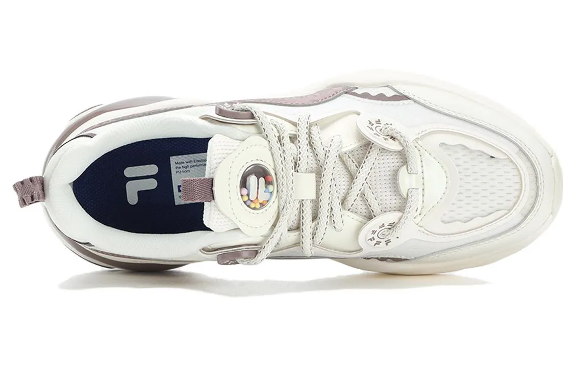 (WMNS) FILA FUSION Bubble Sneakers 'White Brown' T12W321305FGA sold by KicksCrew product image thumbnail 3