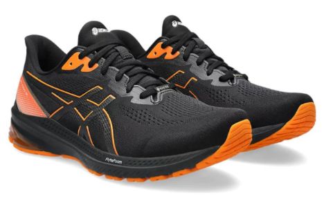 ASICS GT 1000 12 GORE-TEX 'Black Bright Orange' 1011B684-001 sold by KicksCrew