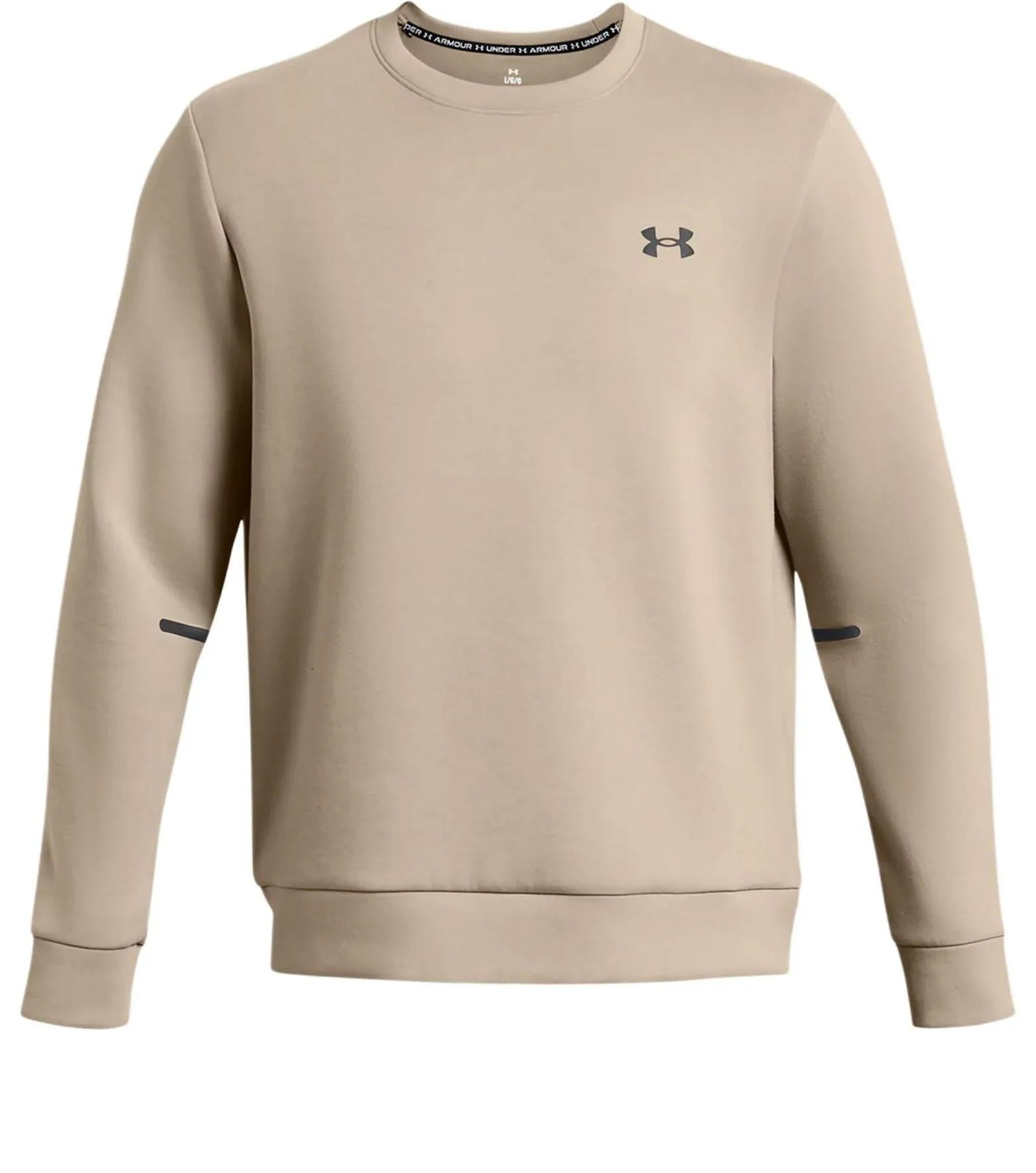 Under Armour Unstoppable Fleece Sweatshirt 'Timberwolf Taupe' 1381688-203 sold by KicksCrew