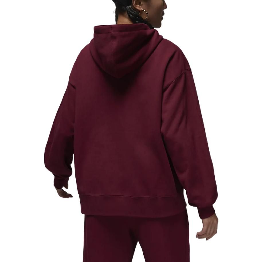(WMNS) Air Jordan Flight Fleece Hoodie 'Claret' DQ4604-645 sold by KicksCrew product image thumbnail 3