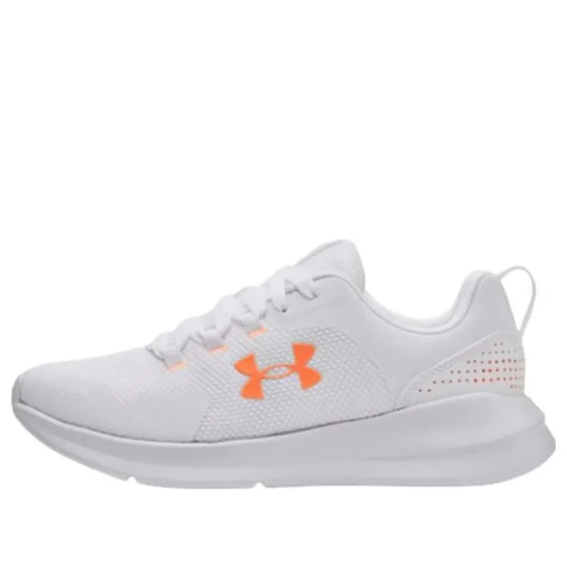 (WMNS) Under Armour Essential 'White Orange Tropic' 3022955-115 sold by KicksCrew