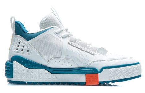 Li-Ning No.258 Mid 'White Blue Green' AGCR311-2 sold by KicksCrew
