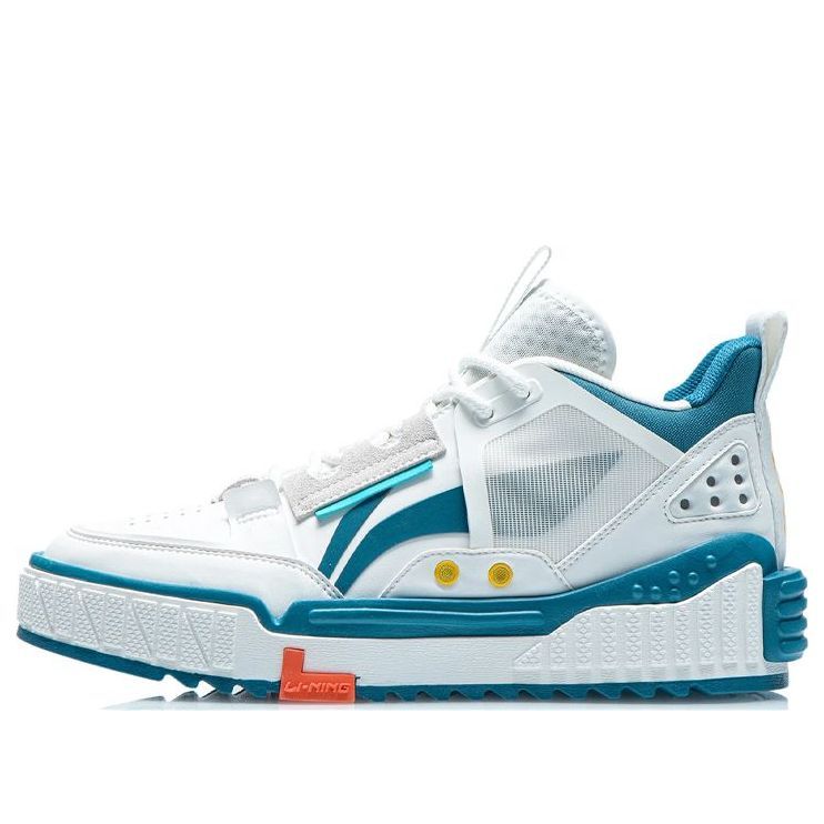 Li-Ning No.258 Mid 'White Blue Green' AGCR311-2 sold by KicksCrew