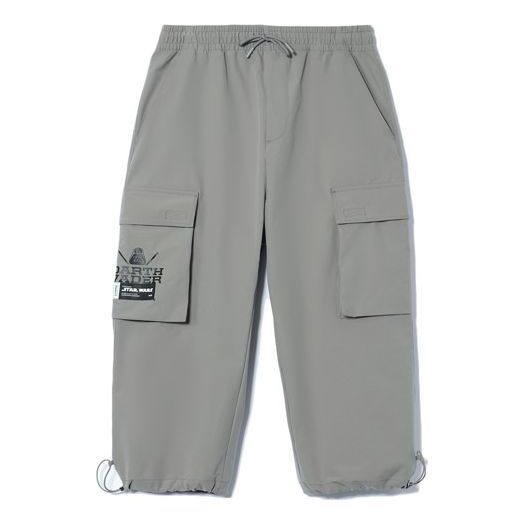 Li-Ning x Star Wars Graphic Cropped Pants 'Grey' AKQR115-1 sold by KicksCrew