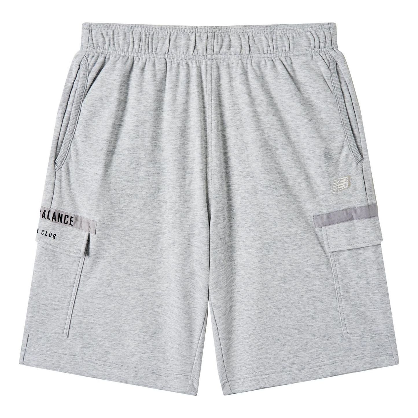 New Balance Logo Print Athletic Shorts 'Grey' NCNV723041-GR sold by KicksCrew