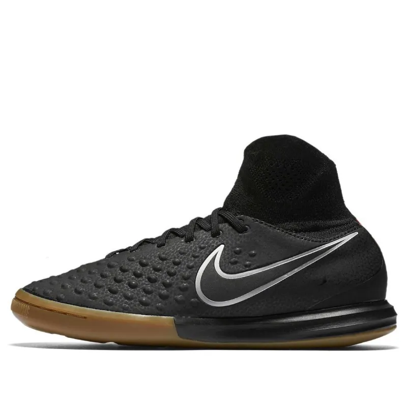 (GS) Nike MagistaX Proximo II IC Indoor 'Black Gum Light Brown' 843955-009 sold by KicksCrew