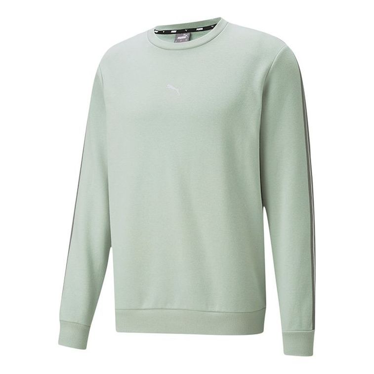 Puma Metallic Nights Crew Sweatshirt 'Olive Green WHite' 587141-49 sold by KicksCrew