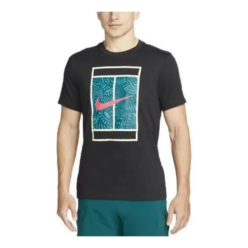 Nike Dri-FIT Court Tennis T-Shirt 'Black' FJ1502-010 sold by KicksCrew