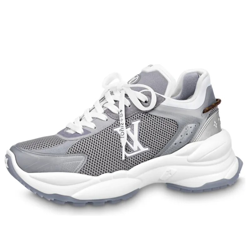 (WMNS) LOUIS VUITTON Run 55 Sneakers 'Grey Silver' 1ABVJ4 sold by KicksCrew