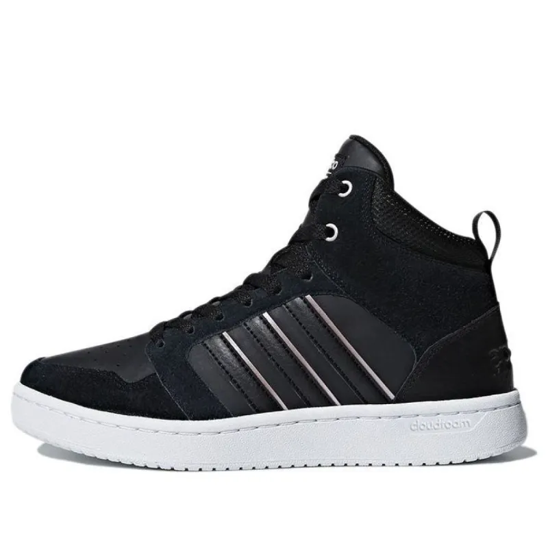 (WMNS) adidas neo Cloudfoam Super Hoops Mid 'Black' DB0307 sold by KicksCrew