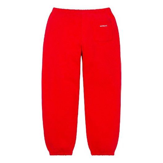 Supreme S Logo Split Sweatpants 'Green Red' SUP-FW21-209 sold by KicksCrew product image thumbnail 2