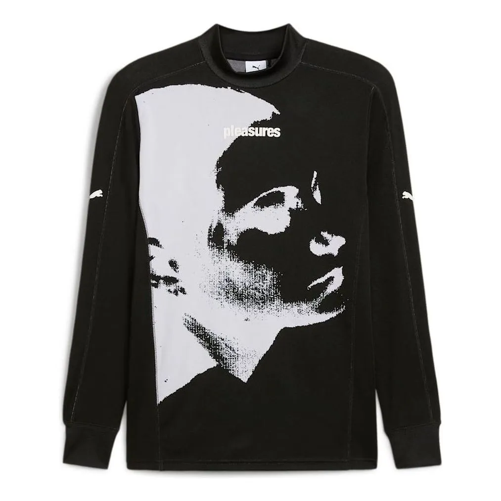 PUMA x Pleasures Long Sleeve T-shirt 'Black' 624097-01 sold by KicksCrew