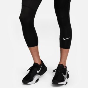 Nike Pro Dri-FIT 3/4-Length Fitness Tights 'Black' FB7951-010 sold by KicksCrew