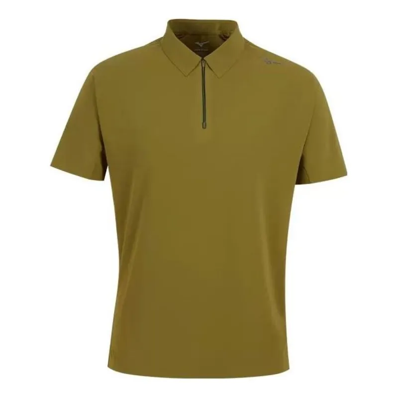 Mizuno Essentials SS23 Polo Shirt 'Yellow' K2CA31A8 sold by KicksCrew