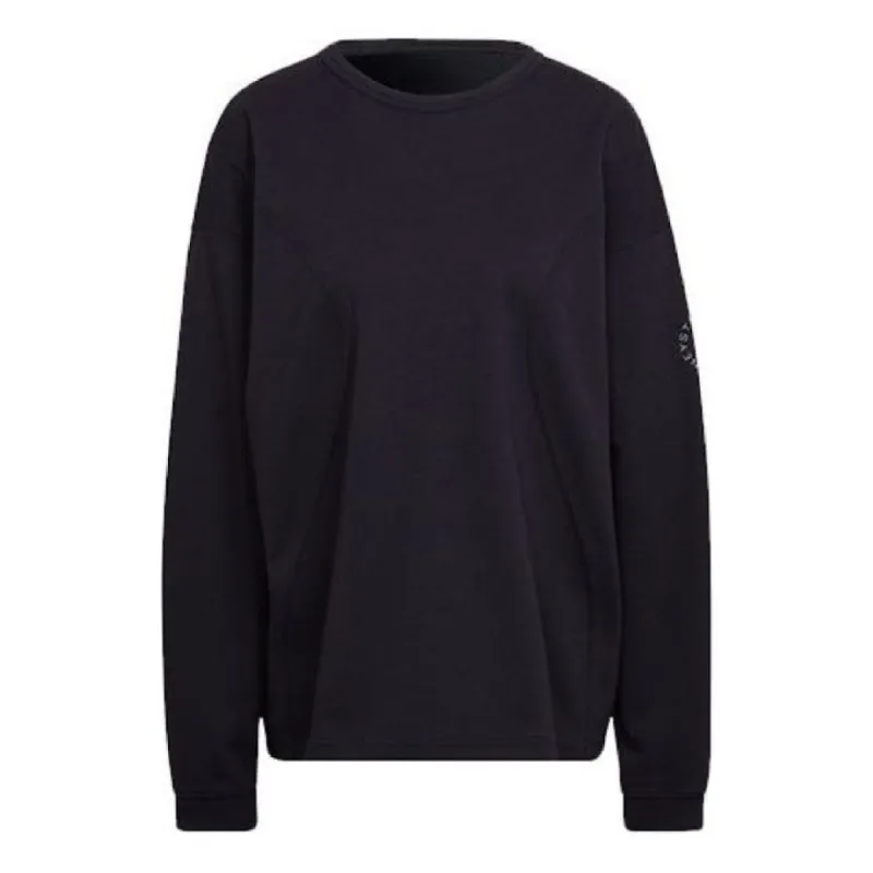 (WMNS) adidas by Stella McCartney Long Sleeve T-Shirt 'Black' H59964 sold by KicksCrew