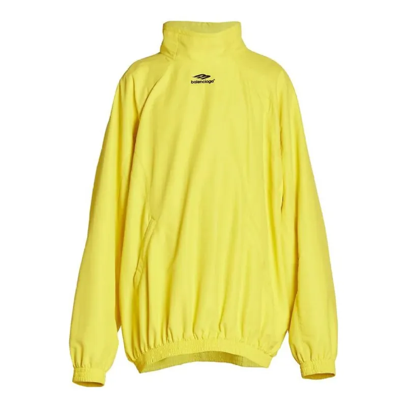 Balenciaga 3B Sports Icon Pull-Over Tracksuit Jacket 'Yellow' 720153TKO487640 sold by KicksCrew