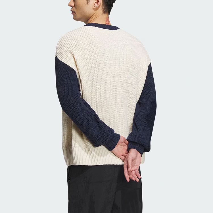 adidas originals Classic Sport Sweater (Gender Neutral) 'White Night Indigo' IW6286 sold by KicksCrew product image thumbnail 3
