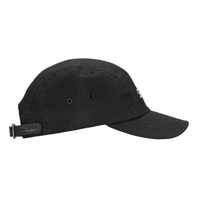 Supreme Barbour Waxed Cotton Camp Cap 'Black White' SUP-SS20-610 sold by KicksCrew product image thumbnail 2